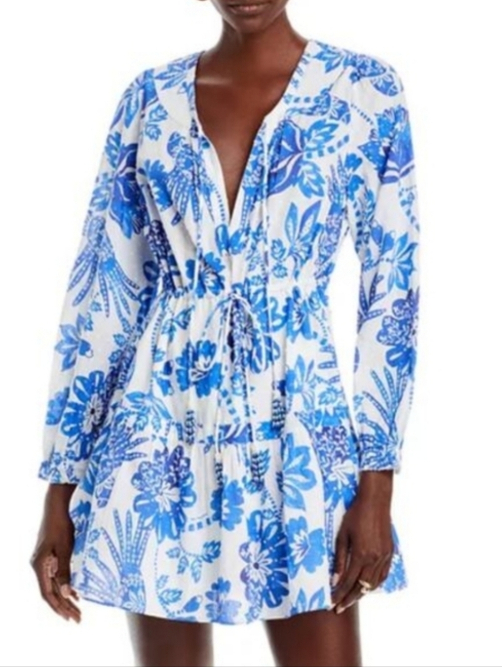 NWT FARM RIO | $210 Flowerful Birds Mini Dress - Picture 3 of 14